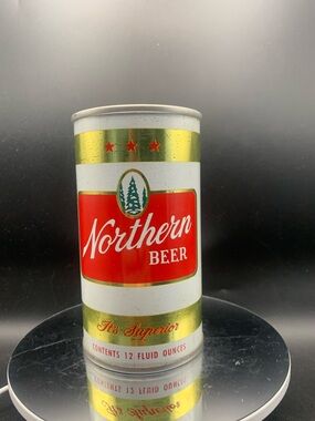 Vintage Beer Can Northern Beer It's Superior Tab Empty Steel Can